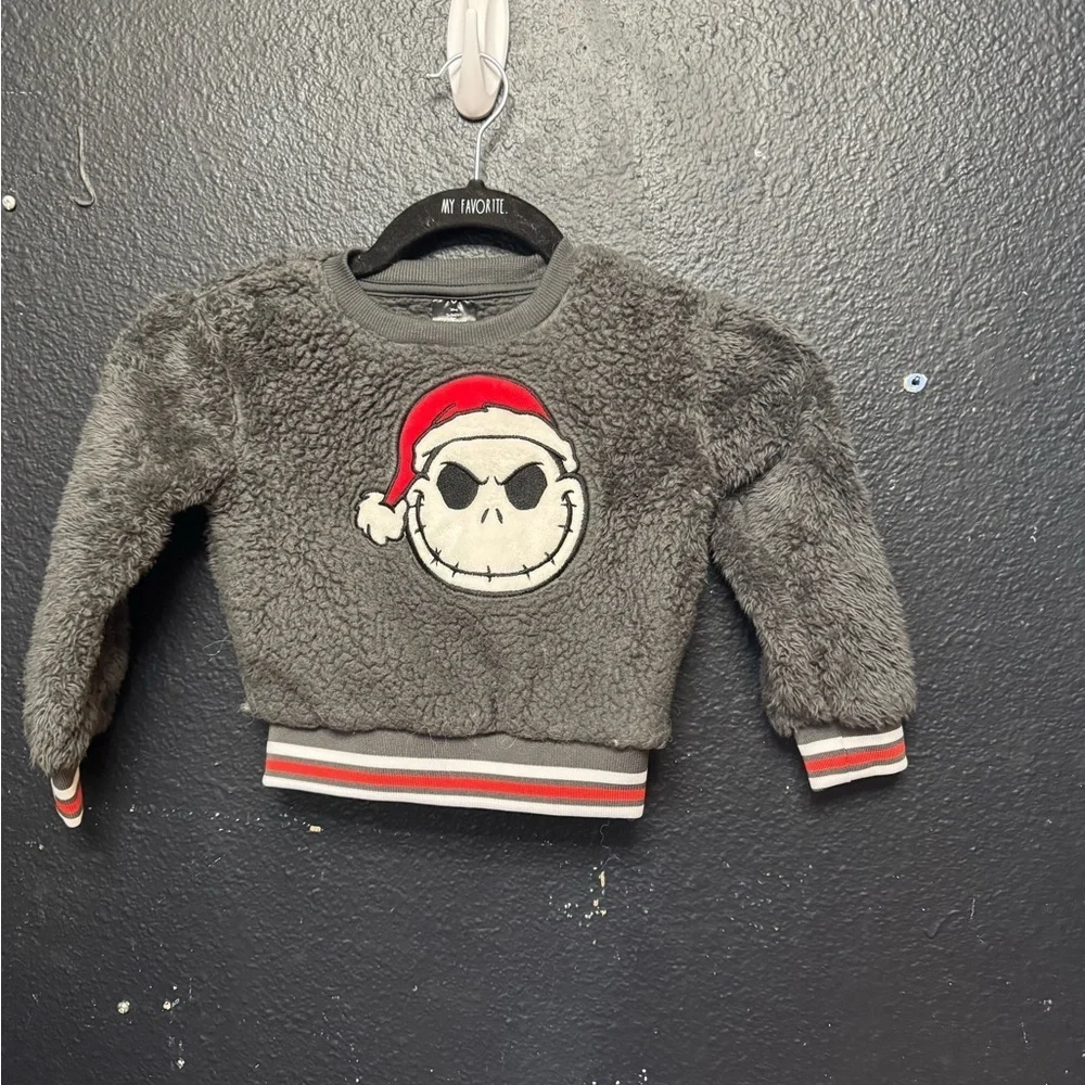 Disney Gray Sweater - The Nightmare Before Christmas Size 2T
